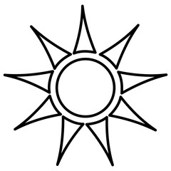Sun Outline