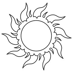 Sun Outline