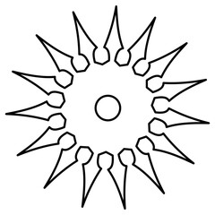 Sun Outline