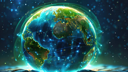 Earth Enveloped by Interconnected Banks: A Global Financial Network