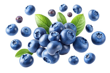 blueberries isolated on transparent background png