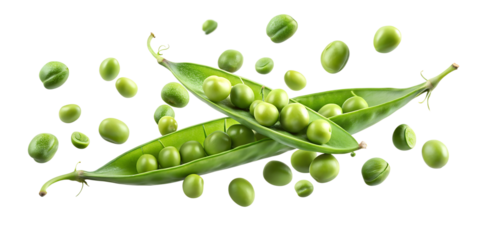 green peas isolated on transparent background png