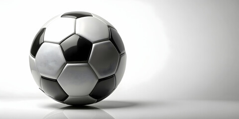 isolated soccer ball , sports, football, game, round, equipment, black and white, classic, recreation, competition, object