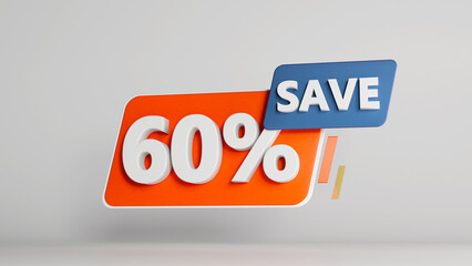 10%, 20%, 30%, 40%, 50%, 60%, 70%, 80%, 90% Discount offer. Sale tags set vector badges template. Sale offer price sign. Special offer symbol. Discount promotion. Discount 3D badge shape.