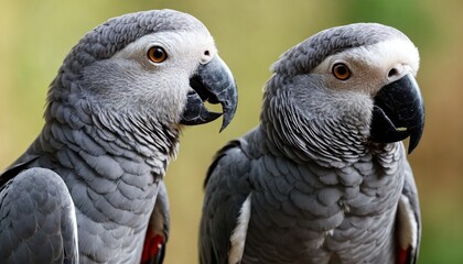 Fototapeta premium pair of parrots