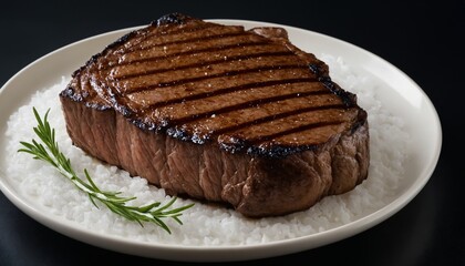 beef steak on a plate