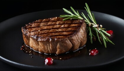 beef steak on a plate