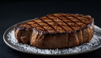 beef steak on a plate