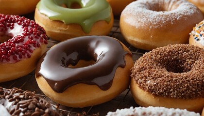 donuts with icing sugar