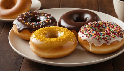 donuts with chocolate