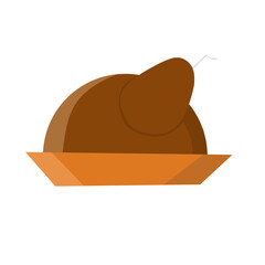 Christmas Turkey Decoration Icon