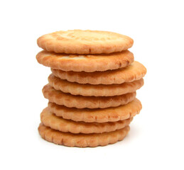 Cookies isolated on white background