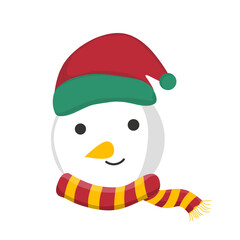 Christmas Snowman Decoration Icon