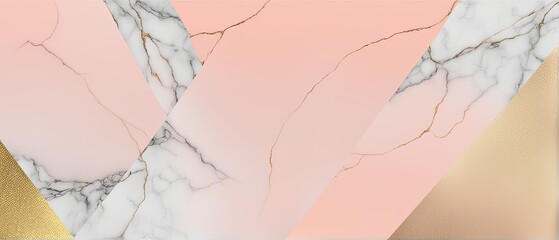 Abstract Marble Background with Gold Accents