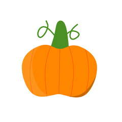 Pumpkin Icon. Autumn Season Concept.