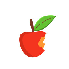 Apple Icon. Autumn Season Concept.