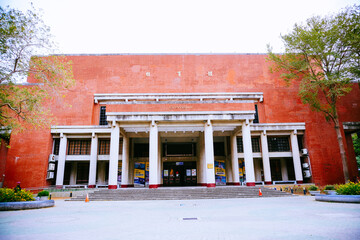 Kaohsiung, Taiwan, Republic of China, 01 25 2024: The landscape of National Sun Yat-sen University (NSYSU). It is is a public research university located in Sizihwan, Kaohsiung. © Feng