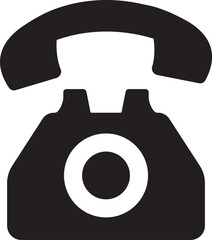 illustration of landline phone icon