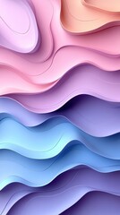 A high-resolution, minimalist abstract background featuring fluid waves of vibrant colors in shades of blue and purple.