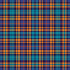 Modern Autumn Plaid Check Seamless Pattern - Cute plaid check repeating pattern design