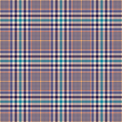 Modern Autumn Plaid Check Seamless Pattern - Cute plaid check repeating pattern design