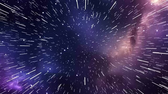 星々の旅路 - 光の粒が描く宇宙のワープ ｜Journey of Stars - Light Particles in a Cosmic Warp