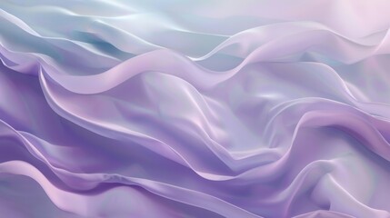Obraz premium Abstract pastel gradient with gentle shades of lavender and mint, blending together seamlessly for a tranquil visual effect