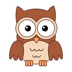 Cute owl cartoon