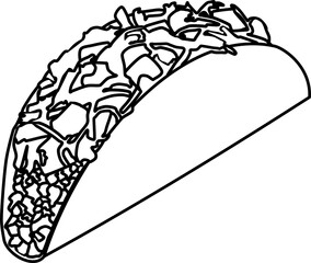 Taco Outline