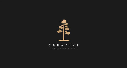 Nature tree of life logo design vector illustration.