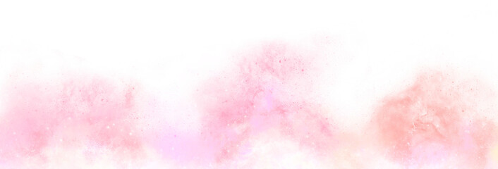 Bottom Colorful Galaxy Stars Overlay Element © Henrique