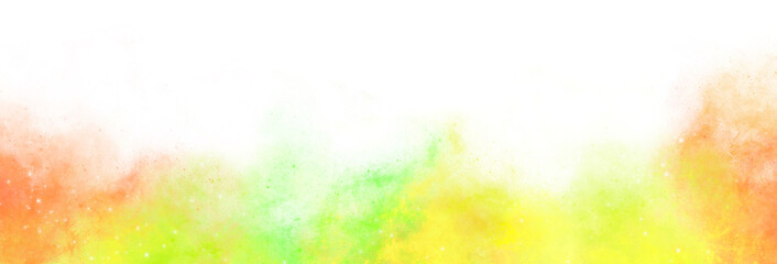 Bottom Colorful Galaxy Stars Overlay Element