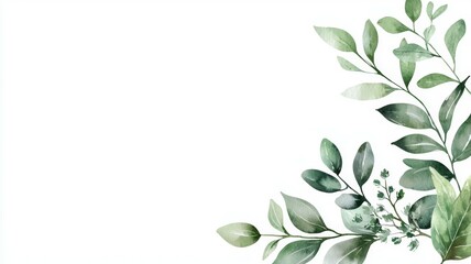 Obraz premium A green leafy plant with a white background