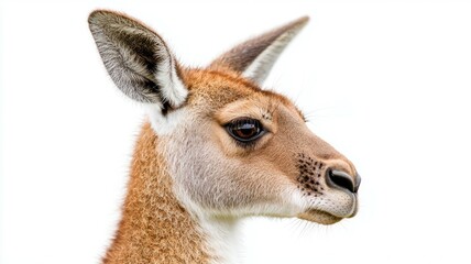 Obraz premium A close up of a kangaroo's face