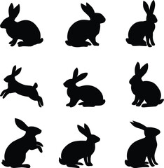 Rabbit Silhouette
