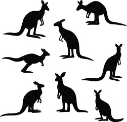 Kangaroo Silhouette