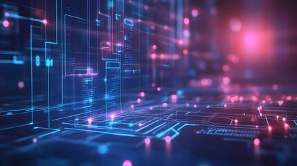 great light futuristic computer technology business background.