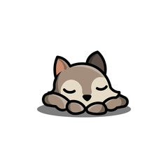 Obraz premium cute wolf 