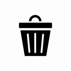 trash reciyle bin icon sign vector