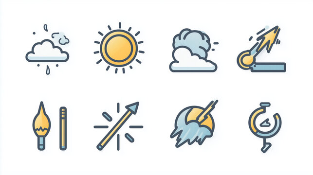 Weather Vector Stock