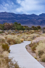 paved trail in the mountains