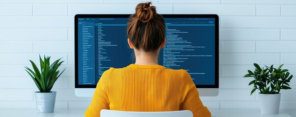 Coder working on an HTML5 canvas with animated elements, dynamic web content creation, engaging digital design