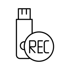 usb line icon