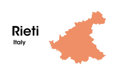 rieti lazio map italy