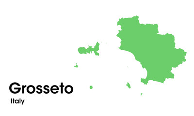grosseto tuscany map italy