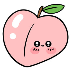 복숭아 캐릭터