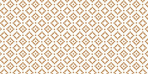 Golden seamless pattern. Gold and white vector floral texture. Abstract geometric background.
