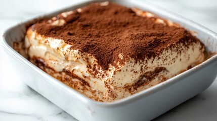 Delicious homemade tiramisu dessert