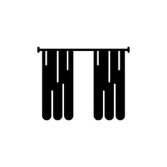 Curtain icon vector design templates simple and modern