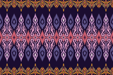 Ethnic pattern, Ikat pattern, Ikat chevron, Paisley pattern, Vector element, Abstract Vector, Batik, fabric embroidery, Ogee, Geometric ethnic, Seamless textile, native american, Background printing.
